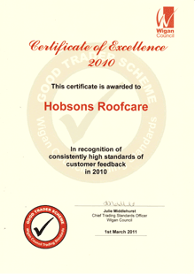 Hobsons Roofcare Good Trader